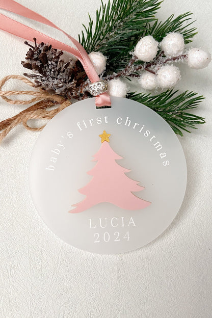 Baby's First Christmas Acrylic Ornament